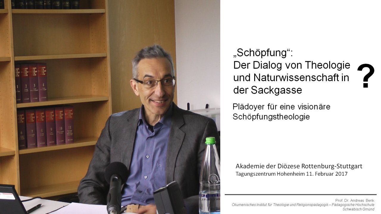 Tagungstrailer: Dialog Naturwissenschaft - Theologie in der Sackgasse?