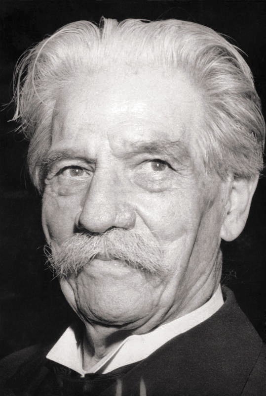 Albert Schweitzer: "Die Weltanschauung der Ehrfurcht vor dem Leben ist ethische Mystik"© Bundesarchiv, Bild 183-D0116-0041-019 CC-BY-SA 3.0